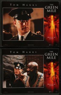 2w191 GREEN MILE 8 int'l LCs '99 images of Tom Hanks, Michael Clarke Duncan, Stephen King fantasy!