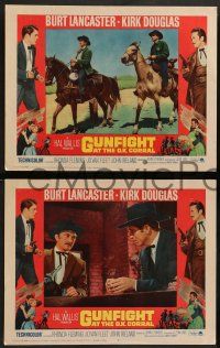 2w196 GUNFIGHT AT THE O.K. CORRAL 8 LCs R64 Burt Lancaster, Kirk Douglas, directed by John Sturges!