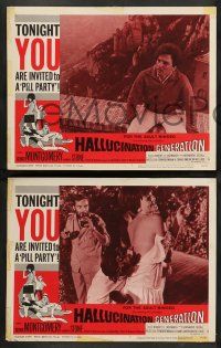 2w752 HALLUCINATION GENERATION 3 LCs '67 George Montgomery, you are invited to a pill party!