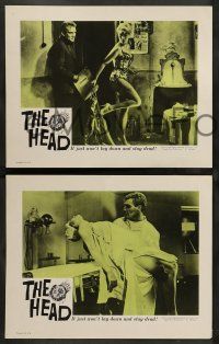 2w754 HEAD 3 LCs '62 classic schlocky horror, disembodied head just won't lay down and stay dead!