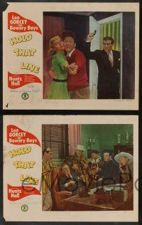 2w503 HOLD THAT LINE 6 LCs '52 Leo Gorcey & The Bowery Boys, college football!