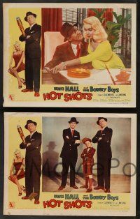 2w506 HOT SHOTS 6 LCs '56 Huntz Hall & The Bowery Boys are the big shots of the TV nutwork!