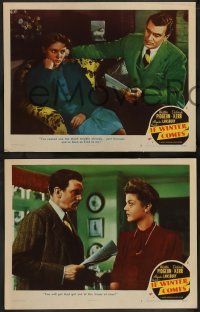 2w627 IF WINTER COMES 4 LCs '48 great images of Walter Pidgeon, Angela Lansbury, Janet Leigh!