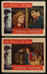 2w763 JOHNNY BELINDA 3 LCs '48 Jane Wyman, Agnes Moorehead, Charles Bickford, Jan Sterling!