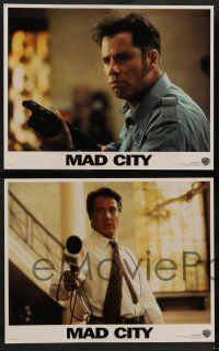 2w244 MAD CITY 8 LCs '97 John Travolta, Dustin Hoffman, directed by Costa-Gavras