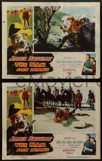 2w246 MAN FROM LARAMIE 8 LCs '55 cool images of James Stewart, directed by Anthony Mann!
