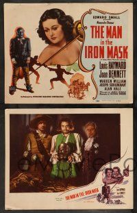 2w247 MAN IN THE IRON MASK 8 LCs R47 Louis Hayward, sexy Joan Bennett, directed by James Whale!