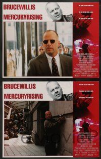 2w256 MERCURY RISING 8 LCs '98 FBI agent Bruce Willis protects autistic boy from Alec Baldwin!