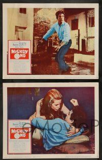 2w520 MICKEY ONE 6 LCs '65 Warren Beatty, Alexandra Stewart, directed by Arthur Penn!