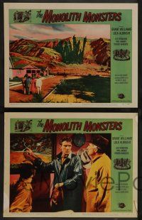 2w524 MONOLITH MONSTERS 6 LCs '57 Grant Williams, Lola Albright, cool sci-fi horror images!