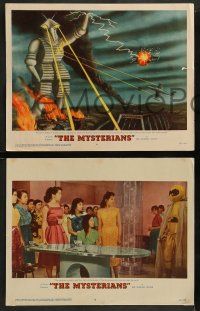 2w775 MYSTERIANS 3 LCs '59 alien invaders demand inter-marriage with women & enslavement of men!