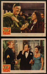 2w779 NO LEAVE NO LOVE 3 LCs '46 Van Johnson, Pat Kirkwood, Guy Lombardo!