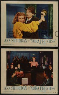 2w782 NORA PRENTISS 3 LCs '47 cool images of sexy nightclub singer Ann Sheridan & Kent Smith!