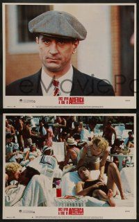 2w292 ONCE UPON A TIME IN AMERICA 8 LCs '84 Robert De Niro, James Woods, directed by Sergio Leone!