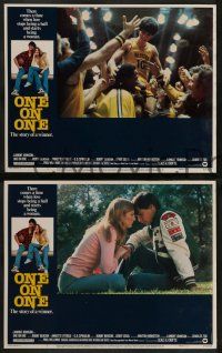 2w294 ONE ON ONE 8 LCs '77 basketball player Robby Benson & pretty Annette O'Toole!