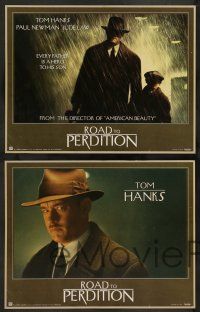 2w013 ROAD TO PERDITION 11 LCs '02 Sam Mendes directed, Tom Hanks, Paul Newman, Jude Law!