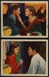 2w803 SIDE STREET 3 LCs '50 Farley Granger, Cathy O'Donnell, noir directed by Anthony Mann!