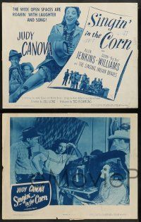 2w349 SINGIN' IN THE CORN 8 LCs R53 Judy Canova, Allen Jenkins, Guinn 'Big Boy' Williams!