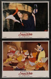 2w807 SNOW WHITE & THE SEVEN DWARFS 3 advance LCs R93 special laminated cards used in theme parks!
