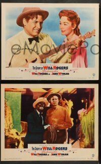 2w542 STORY OF WILL ROGERS 6 LCs '52 Michael Curtiz, Will Rogers Jr. as his father, Jane Wyman!