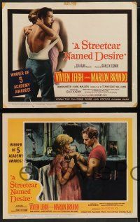 2w366 STREETCAR NAMED DESIRE 8 LCs R58 Marlon Brando, Leigh, Hunter, Elia Kazan classic!
