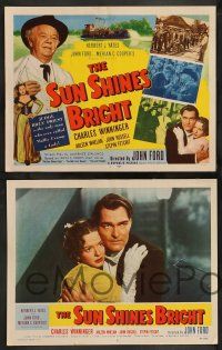 2w368 SUN SHINES BRIGHT 8 LCs '53 Clarence Muse, Arleen Whelan, John Ford directed!