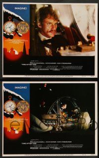 2w396 TIME AFTER TIME 8 LCs '79 Malcolm McDowell as H.G. Wells, Warner as Jack the Ripper, Noble!