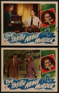2w582 TRUTH ABOUT MURDER 5 LCs '46 Bonita Granville, Morgan Conway, Rita Corday!