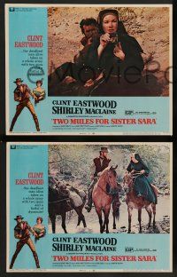 2w822 TWO MULES FOR SISTER SARA 3 LCs '70 gunslinger Clint Eastwood & nun Shirley MacLaine!