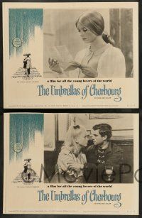 2w694 UMBRELLAS OF CHERBOURG 4 LCs '65 Les Parapluies de Cherbourg, Catherine Deneuve, Jacques Demy