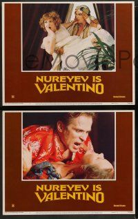 2w406 VALENTINO 8 LCs '77 Rudolph Nureyev, Leslie Caron, Michelle Phillips!