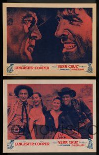 2w409 VERA CRUZ 8 LCs R60s cowboys Gary Cooper & Burt Lancaster, directed by Robert Aldrich!