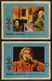 2w419 WHAT EVER HAPPENED TO BABY JANE? 8 LCs '62 Robert Aldrich, Bette Davis & Joan Crawford!
