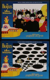 2w426 YELLOW SUBMARINE 8 LCs R99 Beatles animated feature, great psychedelic cartoon images!