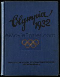 2x002 OLYMPIA 1932 German hardcover book '32 wonderful fully-illustrated Summer Olympics history!