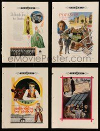 2x007 UFA 1925-26 INCOMPLETE German campaign book '25 Buster Keaton, Louise Brooks, Ben-Hur & more!