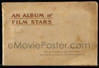 2x809 ALBUM OF FILM STARS 1st series English 5x8 cigarette card album '33 with 50 color cards!