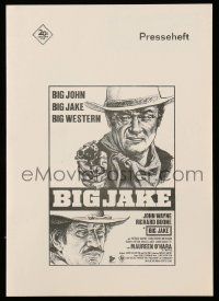 2x278 BIG JAKE German 8x12 press booklet '71 different images of cowboys John Wayne & Richard Boone