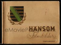2x016 HANSOM FILMBILDER German 9x12 cigarette card album '30s contains 168 cards on 37 pages!