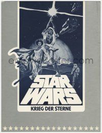2x268 STAR WARS German 10x13 trade ad '77 George Lucas classic sci-fi epic, art by Tom Jung!