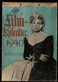 2x008 UFA FILM-KALENDER 1940 German 7x9 film calendar '40 stars & images from Nazi movies!