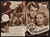 2x053 ARSENIC & OLD LACE German program R57 Cary Grant, Priscilla Lane, Frank Capra, different!