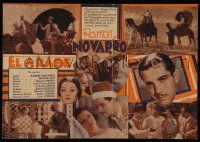 2x991 BARBARIAN Uruguayan herald '33 different images of Ramon Novarro & beautiful Myrna Loy!