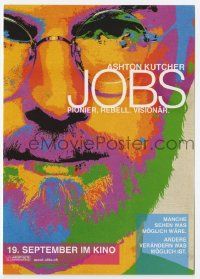 2x932 JOBS Swiss postcard '13 colorful image of Ashton Kutcher as Apple visionary Steve Jobs!