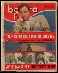 2x905 BOLERO FILM Italian magazine January 28, 1958 Marlon Brando, sexy Jayne Mansfield & more!