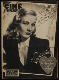2x646 CINE REVUE French magazine September 20, 1946 Veronica Lake, Cary Grant, Ingrid Bergman+more!