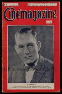 2x647 CINEMAGAZINE French magazine January 22, 1926 Lon Chaney Sr. in Phantom of the Opera!