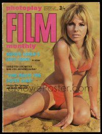 2x858 PHOTOPLAY English magazine September 1970 sexy Erika Raffael in bikini!