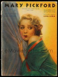 2x917 MARY PICKFORD Italian magazine supplement November 1933 cool heavily illustrated biography!