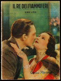 2x918 MATCH KING Italian magazine supplement August 1933 Warren William, Lili Damita & more!